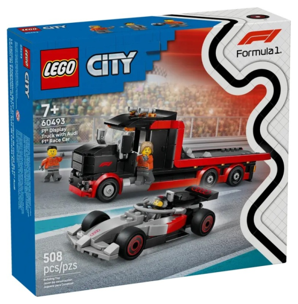 LEGO 60493 DISPLAY TRUCK F1 CON AUTO — immagine 1
