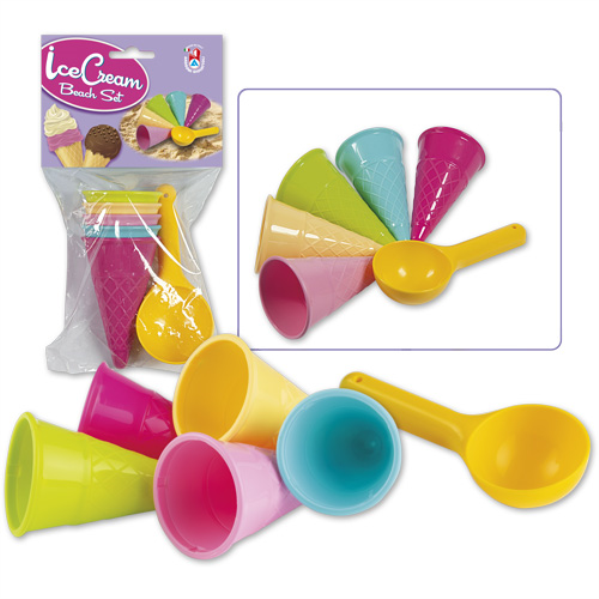 BUSTA CONO GELATO con PALETTA — immagine 1