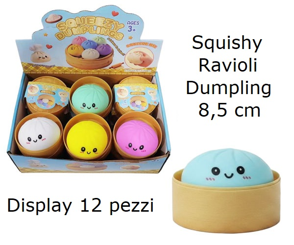 BAOZI SQUISHY RAVIOLI 8,5cm (12)