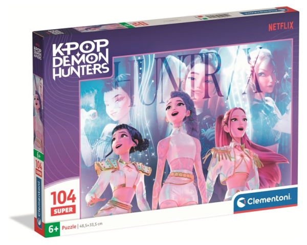 Puzzle 104 pz - SUPER KPOP DEMON HUNTERS — immagine 1