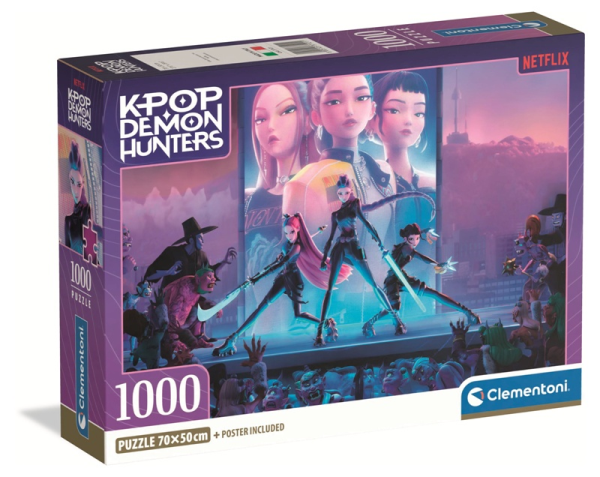 Puzzle 1000 pz - KPOP DEMON HUNTERS COMPACT — immagine 1