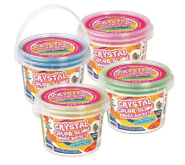 SLIME CRYSTAL SECCHIELLO 450 GR. 4 COL. — immagine 1
