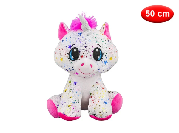 PELUCHE UNICORNO STAR CM.50 — immagine 1