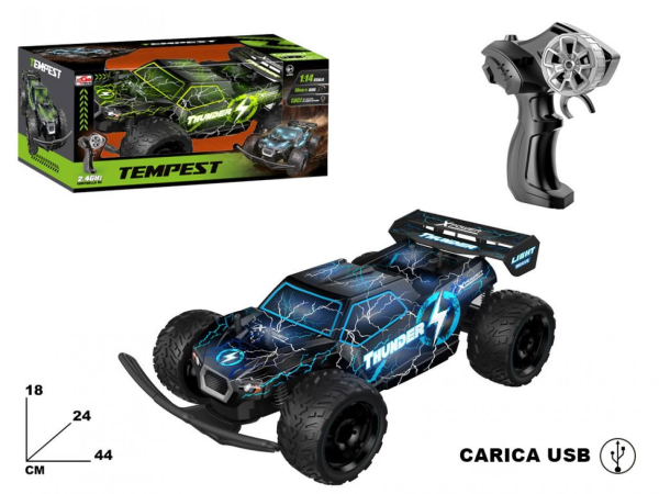 AUTO R/C CAR TEMPEST 1:14 C/CARICA USB