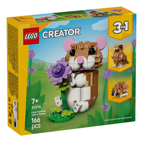 LEGO 31376 SIMPATICO CRICETO CON FIORE — immagine 1