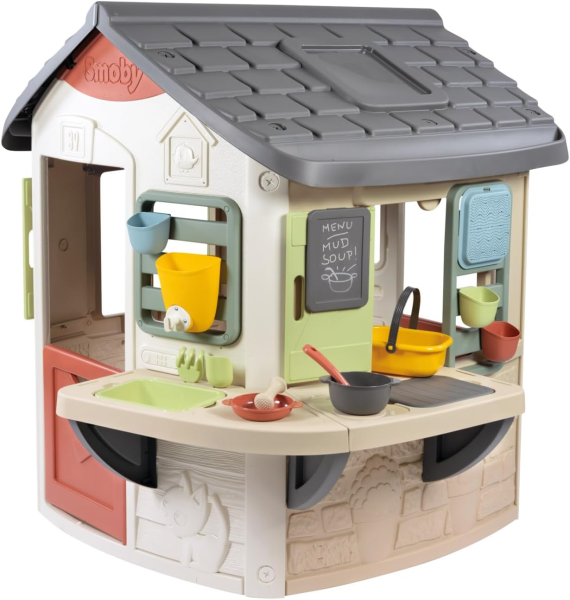 CASETTA life mud cooking house con 16 accessori
