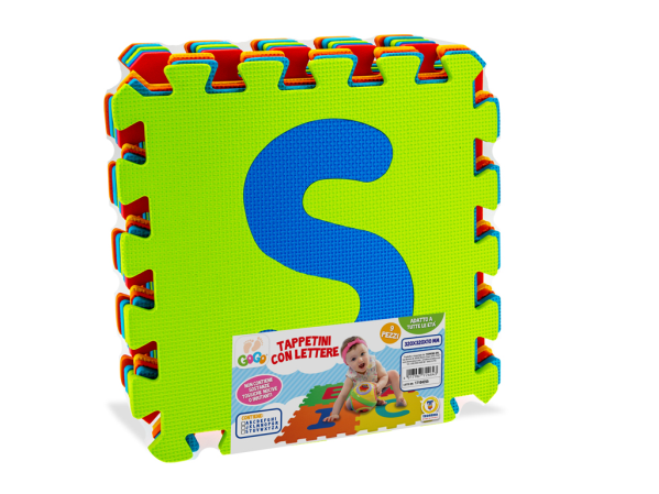 TAPPETINI LETTERE 9 PZ — immagine 1