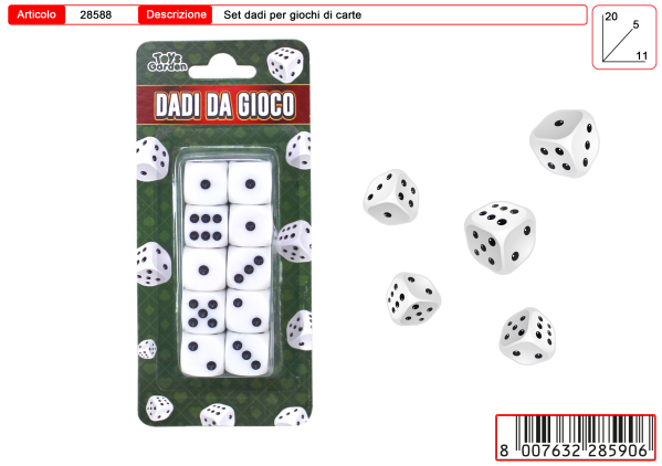 BLISTER 10 DADI