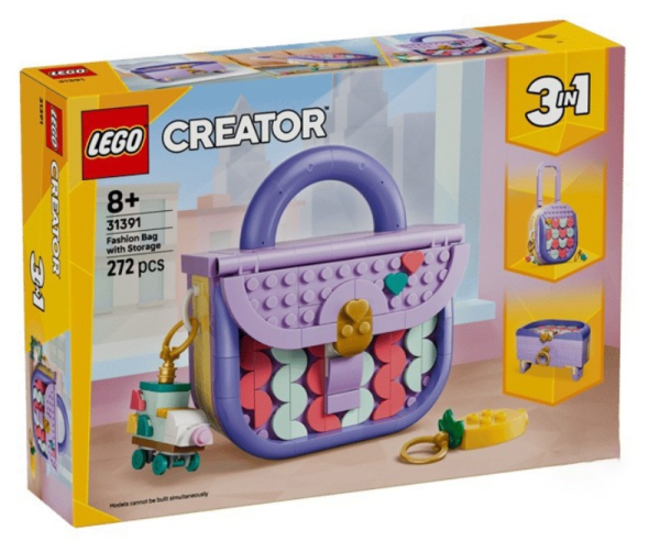 LEGO 31391 BORSETTA ALLA MODA PORTAOGGETTI