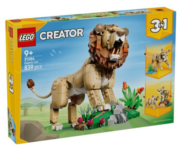 LEGO 31386 ANIMALI SELVATICI LEONE