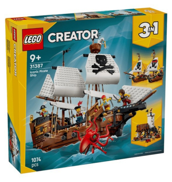 LEGO 31387 ICONICA NAVE DEI PIRATI