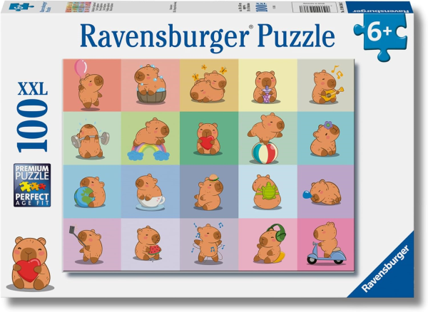 Puzzle 100 pz XXL Capibara XXL 100 pc — immagine 1