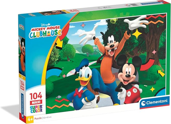 PUZZLE 104 MAXI MICKEY MOUSE CLUB HOUSE 20 — immagine 1