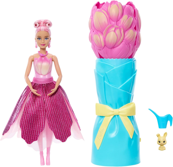 BARBIE FLOWER REVEAL TULIPANO ROSA
