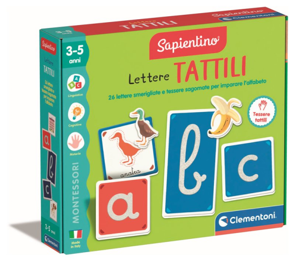 MONTESSORI - LETTERE TATTILI — immagine 1