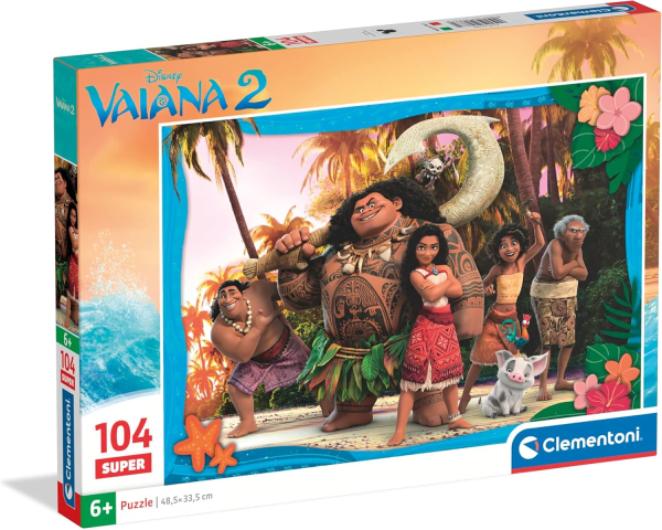 Puzzle 104 pz Super - Vaiana 2