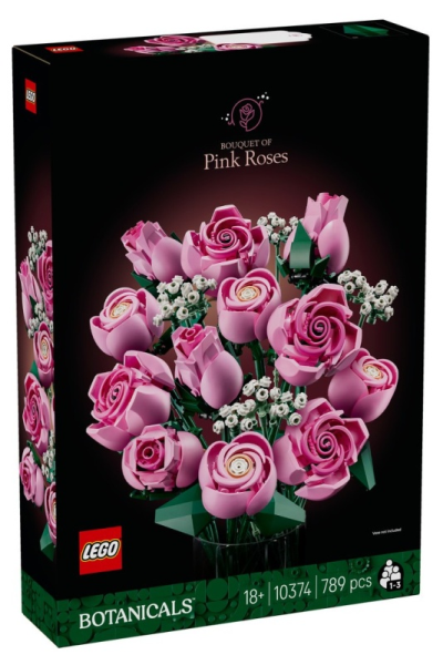 LEGO 10374 BOUQUET DI ROSE ROSA — immagine 1
