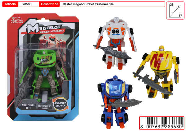 ROBOT AUTO TRANSFORMER BLISTER — immagine 1