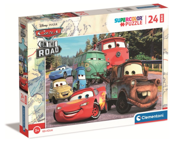 PUZZLE 24 MAXI CARS ON THE ROAD