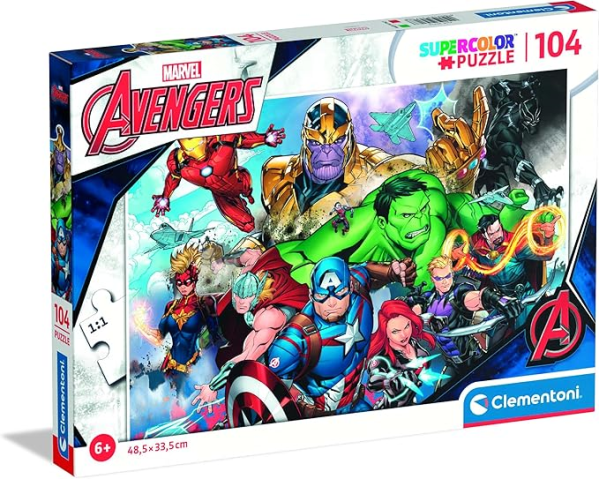 PUZZLE 104 pz SUPER MARVEL AVENGERS