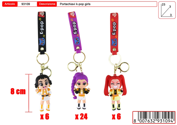 PORTACHIAVI POP KAWAII