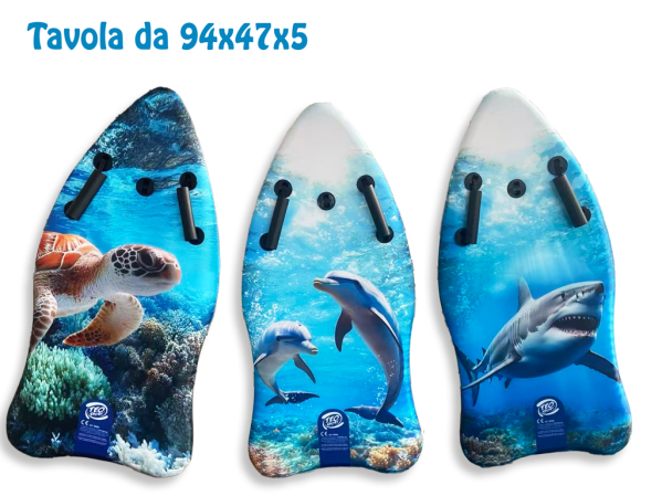 Tavola mare con maniglie in eps 94cm 3 col. — immagine 1