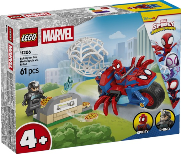 LEGO 11206 Spidey sulla moto contro Rhino — immagine 1