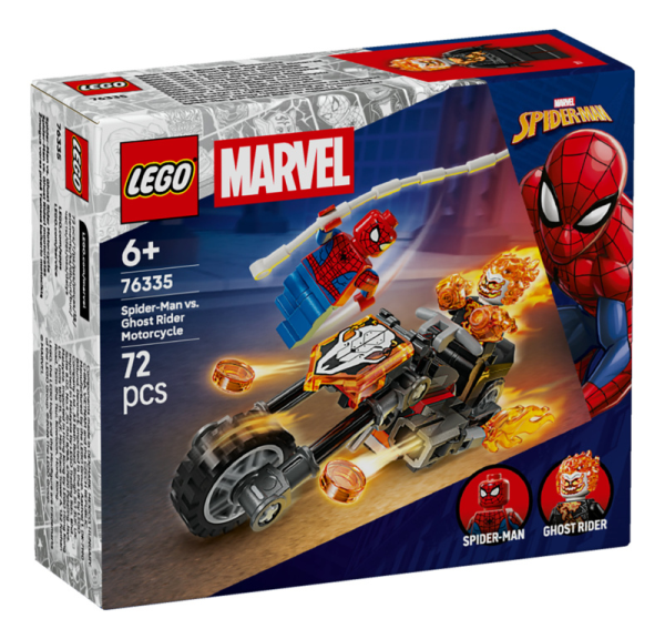 LEGO 76335 Spider-Man vs. Ghost Rider in motoci — immagine 1