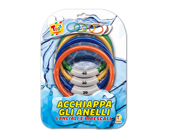 DIVE acchiappa l.anello 4pz con numeri — immagine 1