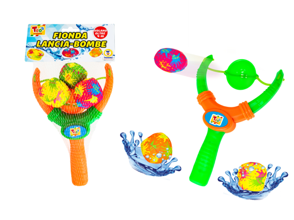 Fionda con 3 bombe d.acqua 2 mdl ass — immagine 1