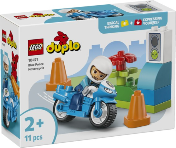 LEGO 10471 Motocicletta blu della Polizia — immagine 1