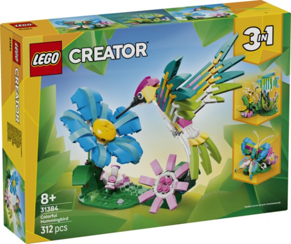 LEGO 31384 Animali selvatici: colibrì variopinto — immagine 1