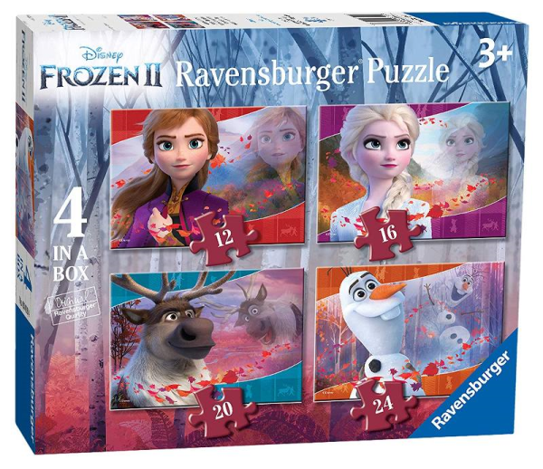 Puzzle 4 in 1Frozen 2: 4 in a box — immagine 1