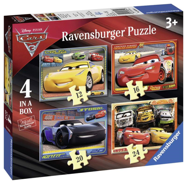 Puzzle 4 in 1Cars 3: 4 in a box — immagine 1