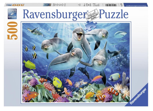 Puzzle 500 pz Delfini 500 pc — immagine 1