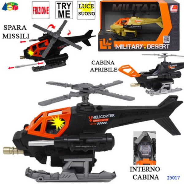 ELICOTTERO LANCIA RAZZI FRIZ.LUCE/SUO,TRY — immagine 1