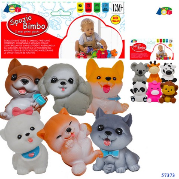 BUSTA 6 ANIMALETTI SPAZIO BIMBO ASS.