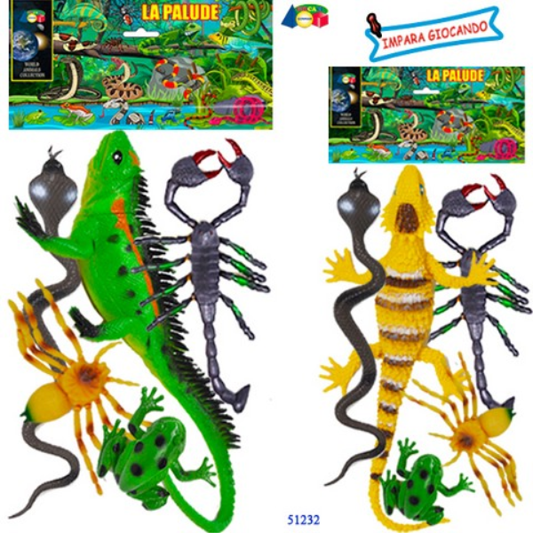 BUSTA LA PALUDE C/IGUANA GRANDE, ASS. — immagine 1