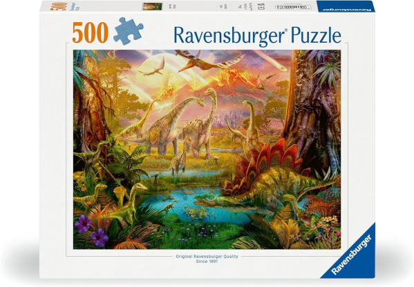 Puzzle 500 pz La terra dei dinosauri 500 pc