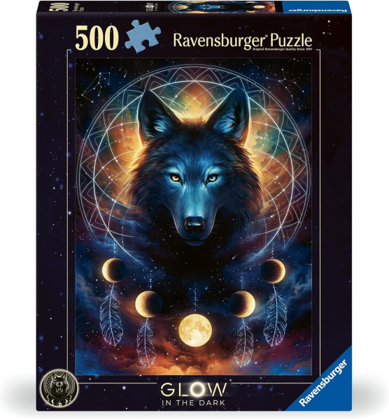 Puzzle 500 pz Lupo splendente 500 pc — immagine 1
