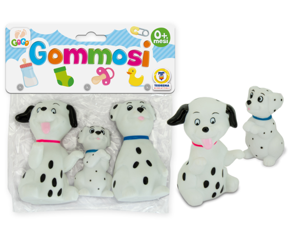 GOMMOSI FAMILY CANI DALMATA 3PZ — immagine 1