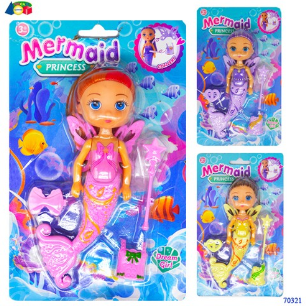 SET SIRENA MAGICA C/SCETTRO ED ACC.ASS. — immagine 1