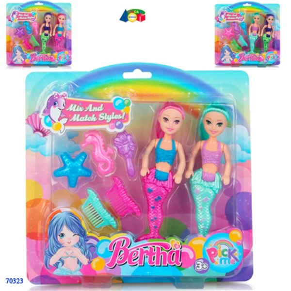 SET COPPIA SIRENE ASS. C/ACC. — immagine 1