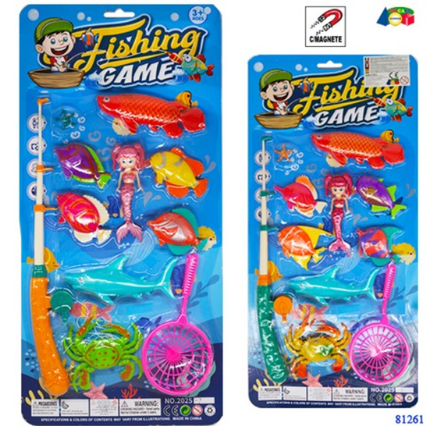 SET PESCA MAGNETICA C/SIRENA E RETINO ASS. — immagine 1