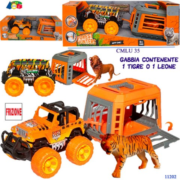 MEZZO KILLER FRIZ. C/GABBIA TIGRE/LEONE — immagine 1