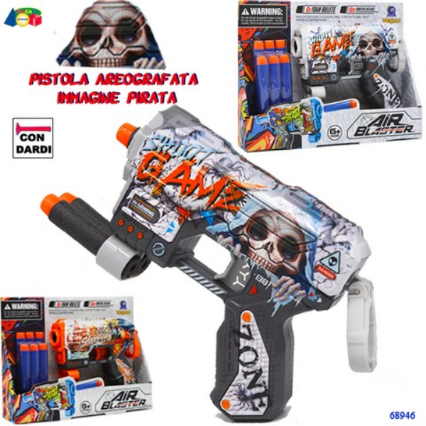 PISTOLA AEREOGRAF. PIRATI SPARA DARDI — immagine 1