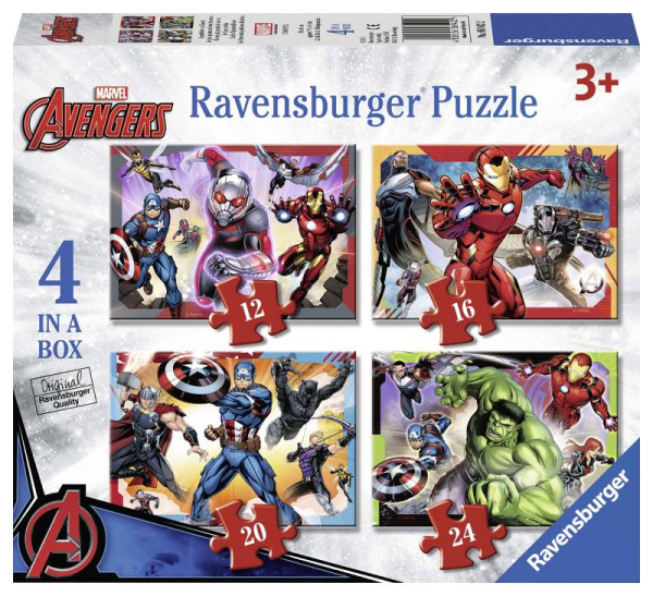 Puzzle 4 in 1 AVENGERS — immagine 1