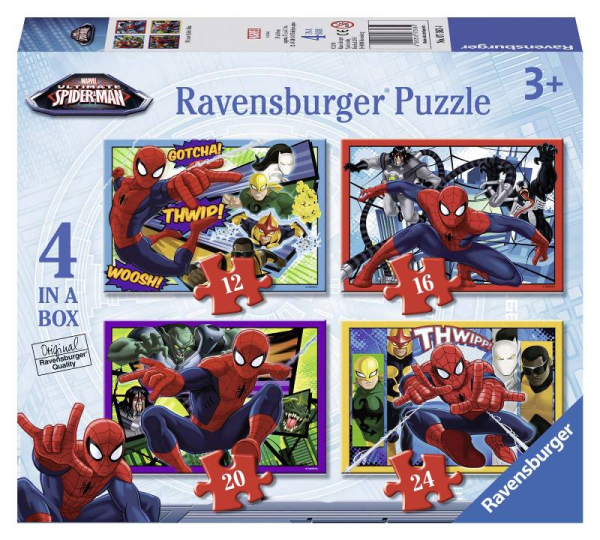 Puzzle 4 in 1 ULTIMATE SPIDERMAN — immagine 1