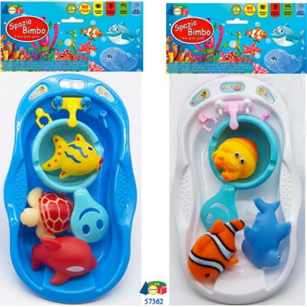 BUSTA VASCHETTA C/PESCI SPAZIO BIMBO — immagine 1