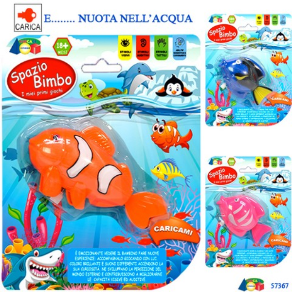 SET PESCE TROPICALE SPAZIO BIMBO A BARICA — immagine 1